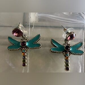 Dragonfly earrings by Heidi Dayan.